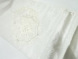 リサイクル　華紋模様刺繍名古屋帯